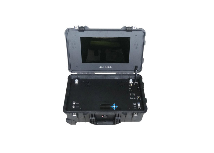 Φορητός COFDM τηλεοπτικός δέκτης χαρτοφυλάκων με το όργανο ελέγχου H.264 15,6 ίντσας LCD