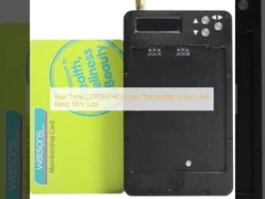 Πραγματικό χρόνο COFDM HD βίντεο πομπός H.264 UHF Band Mini Size